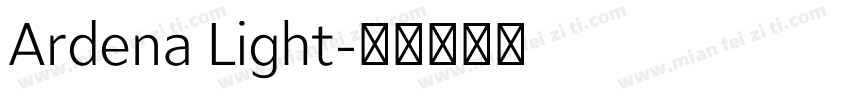Ardena Light字体转换